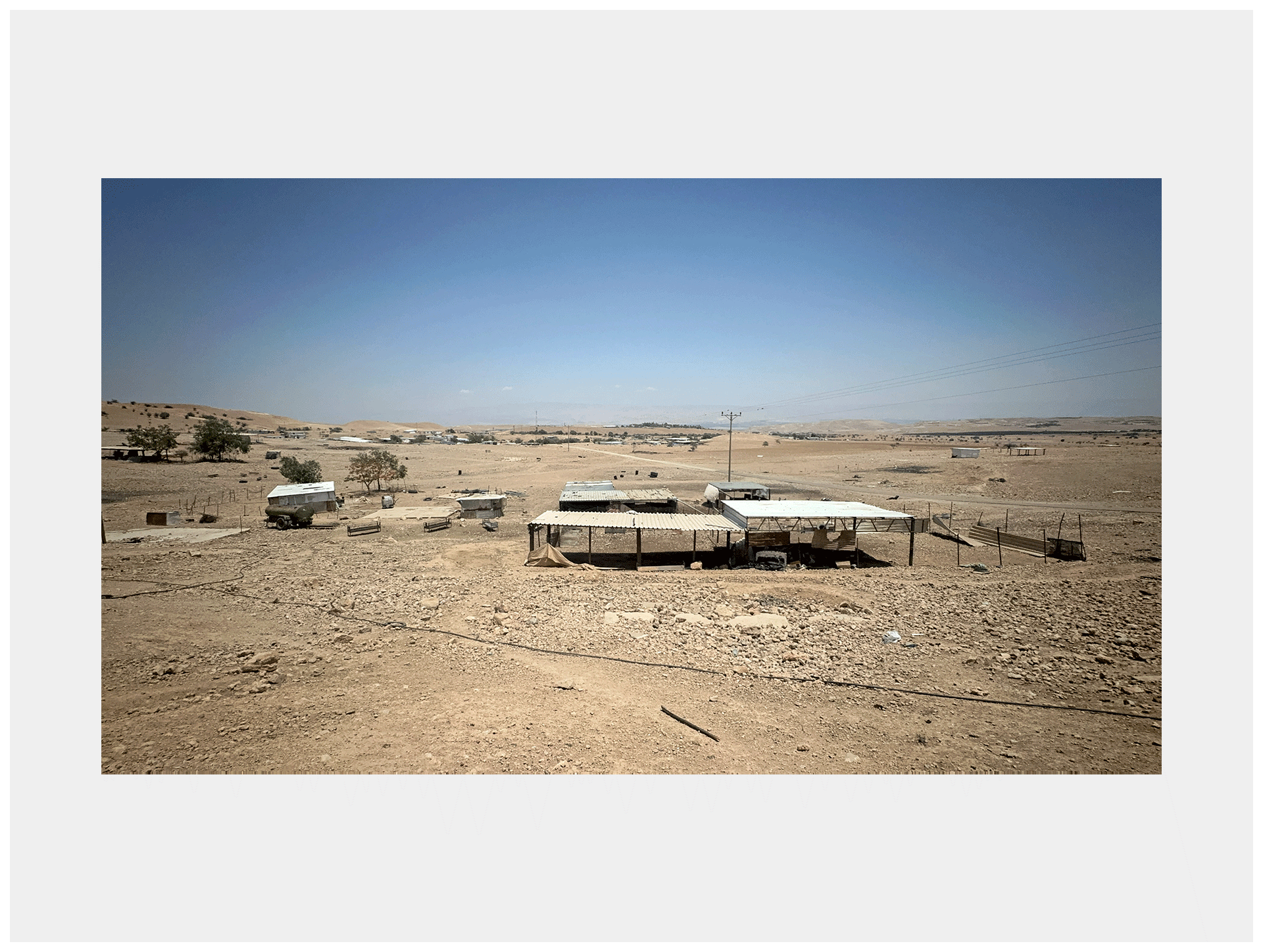 תצפית אחר הצהריים ממאדהפה, ראס עין אל־עוג'ה, בקעת הירדן, 2025
